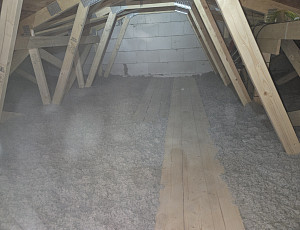 Zateplení stropu novostavby rodinného domu